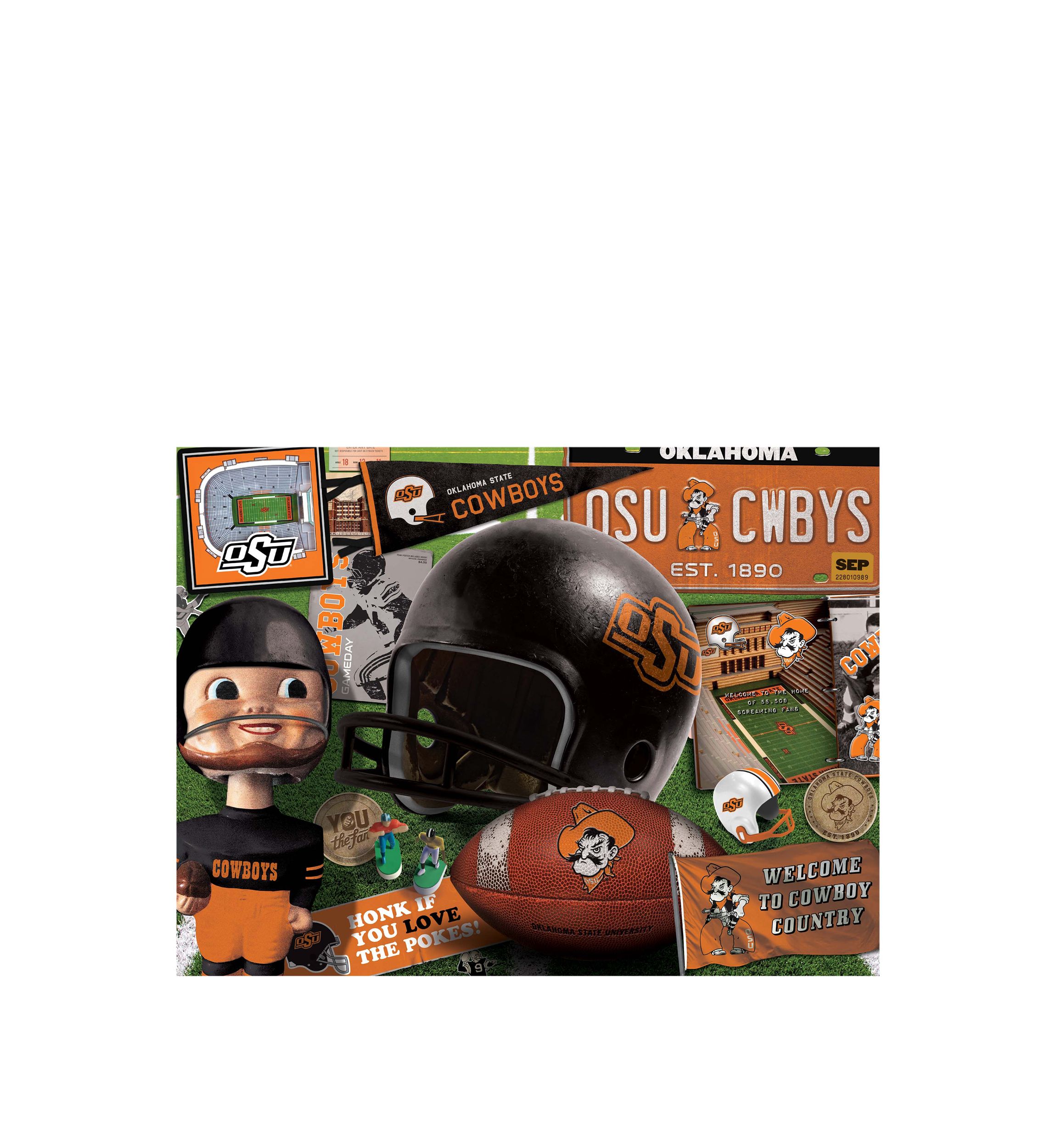 YouTheFan NCAA Oklahoma State Cowboys Retro Series 500pc Puzzle
