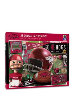 YouTheFan NCAA Arkansas Razorbacks Retro Series 500pc Puzzle