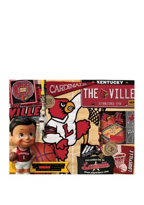 YouTheFan NCAA Louisville Cardinals Retro Series 500pc Puzzle