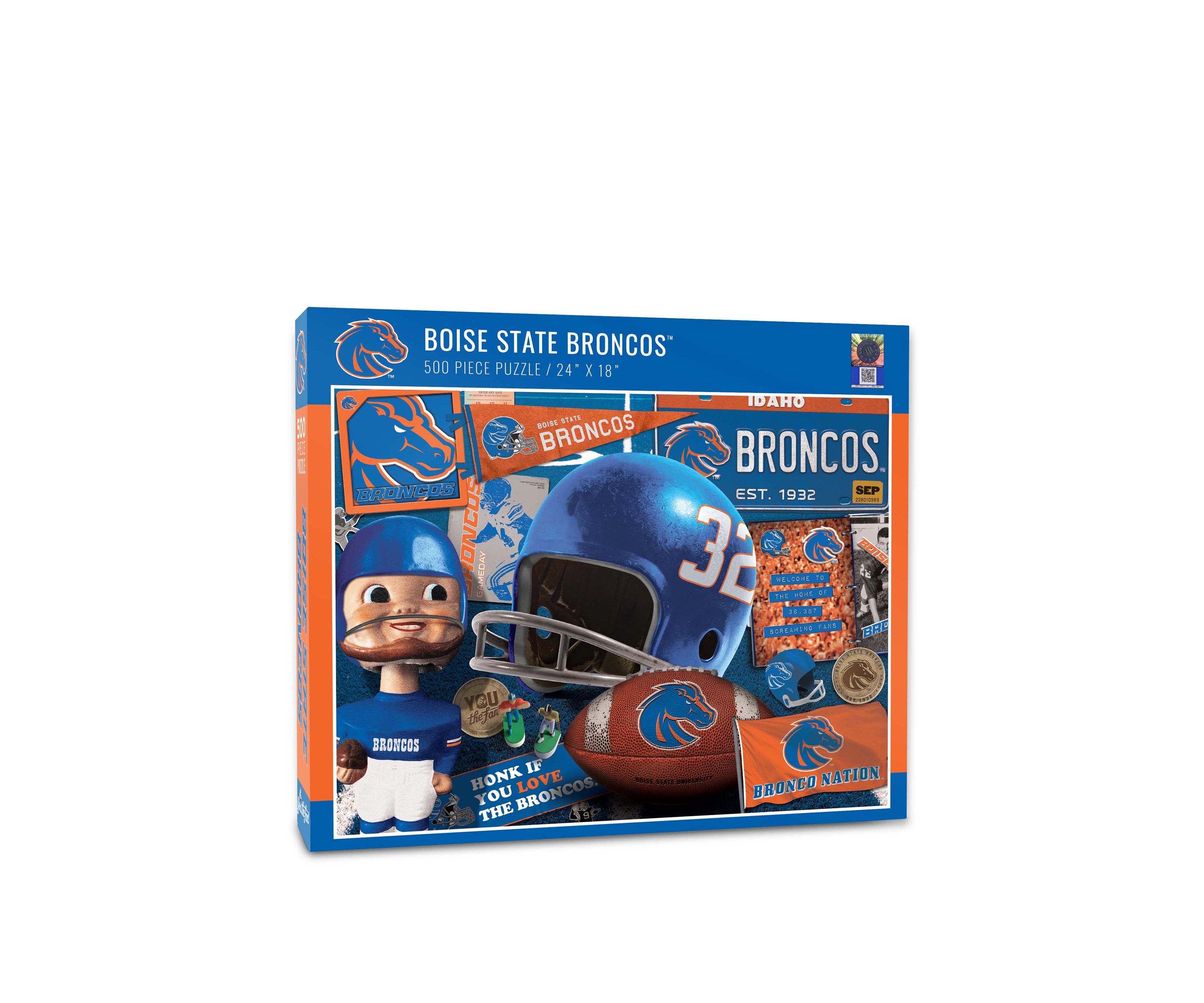 YouTheFan NCAA Boise State Broncos Retro Series 500pc Puzzle