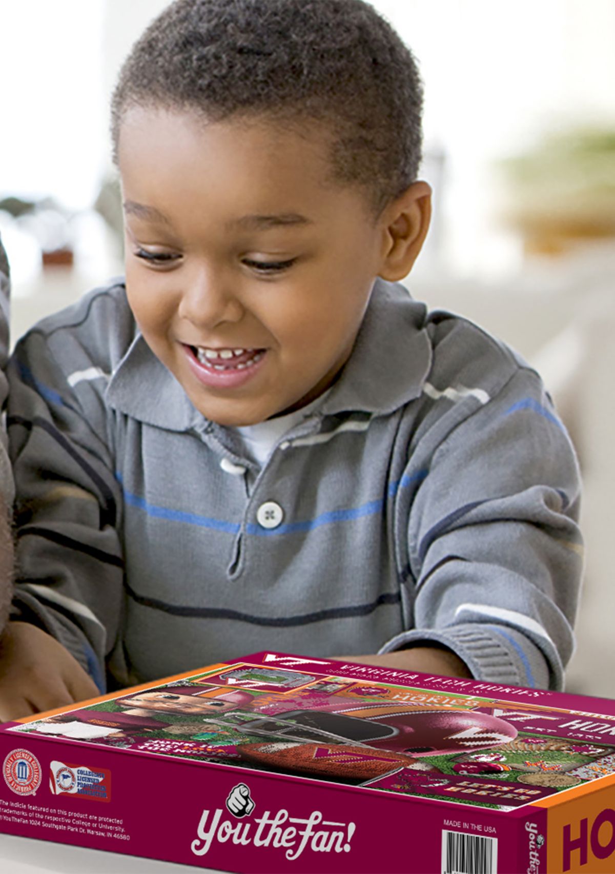 YouTheFan NCAA Virginia Tech Hokies Retro Series 500pc Puzzle