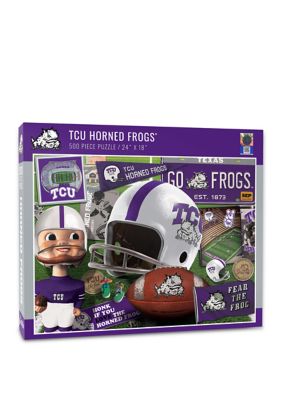 YouTheFan NCAA TCU Horned Frogs Retro Series 500pc Puzzle