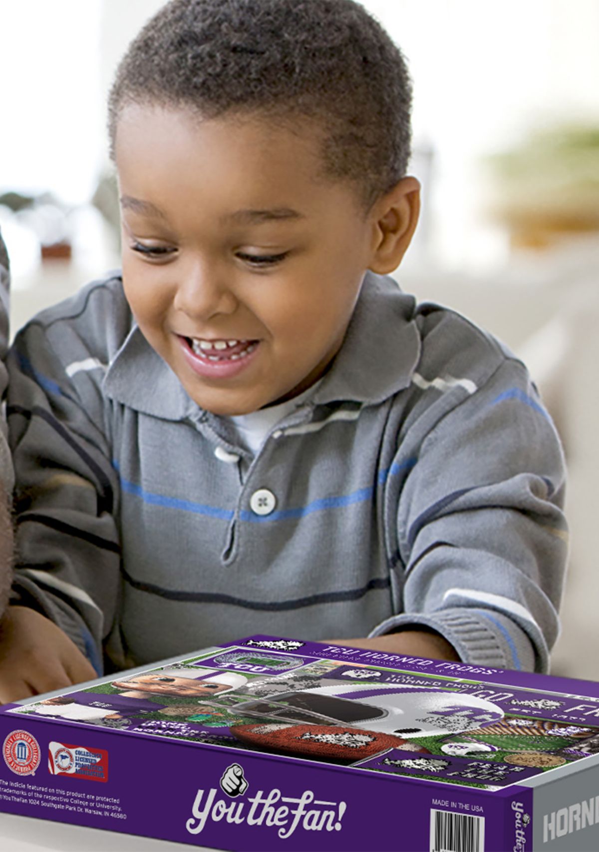 YouTheFan NCAA TCU Horned Frogs Retro Series 500pc Puzzle