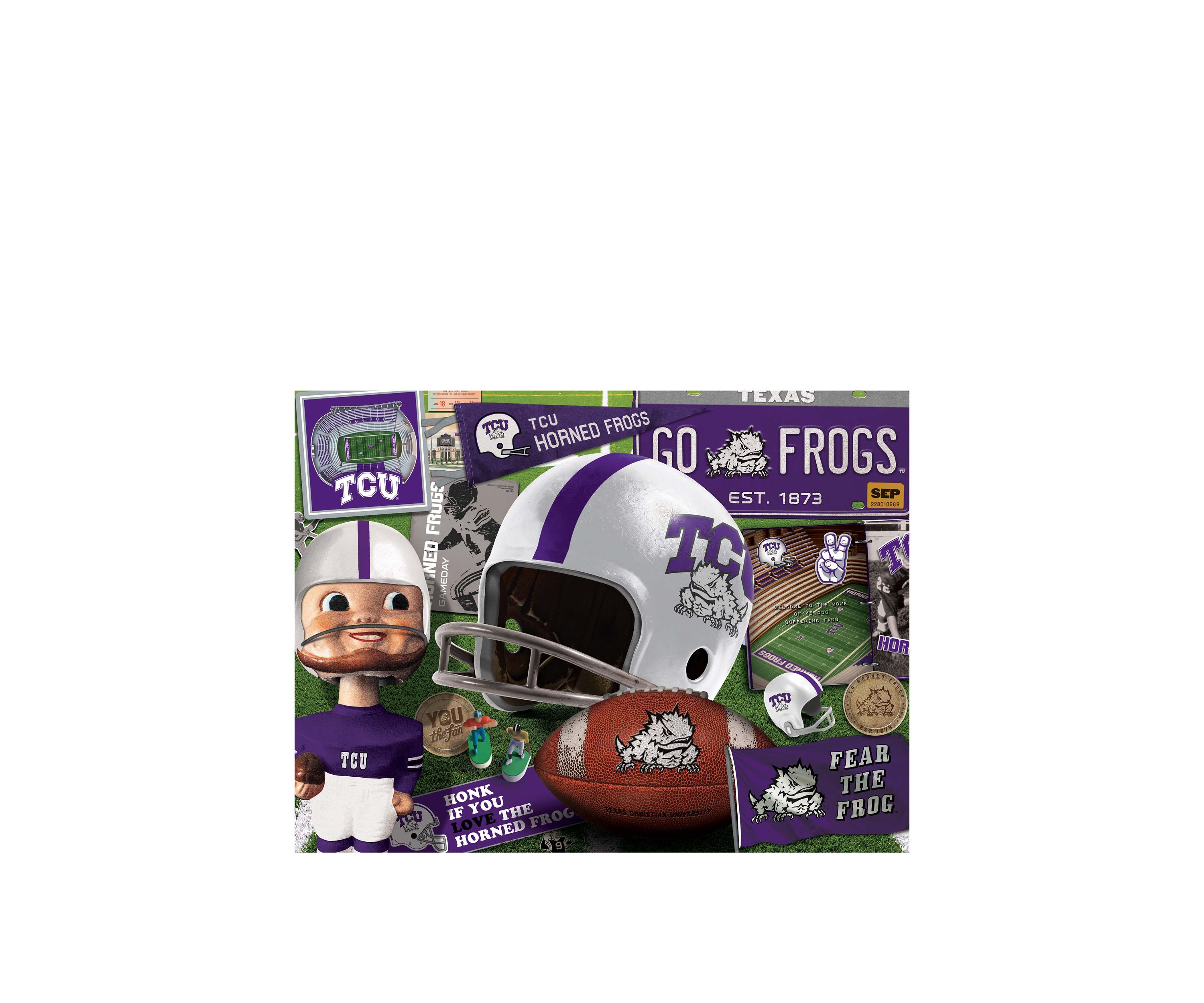 YouTheFan NCAA TCU Horned Frogs Retro Series 500pc Puzzle