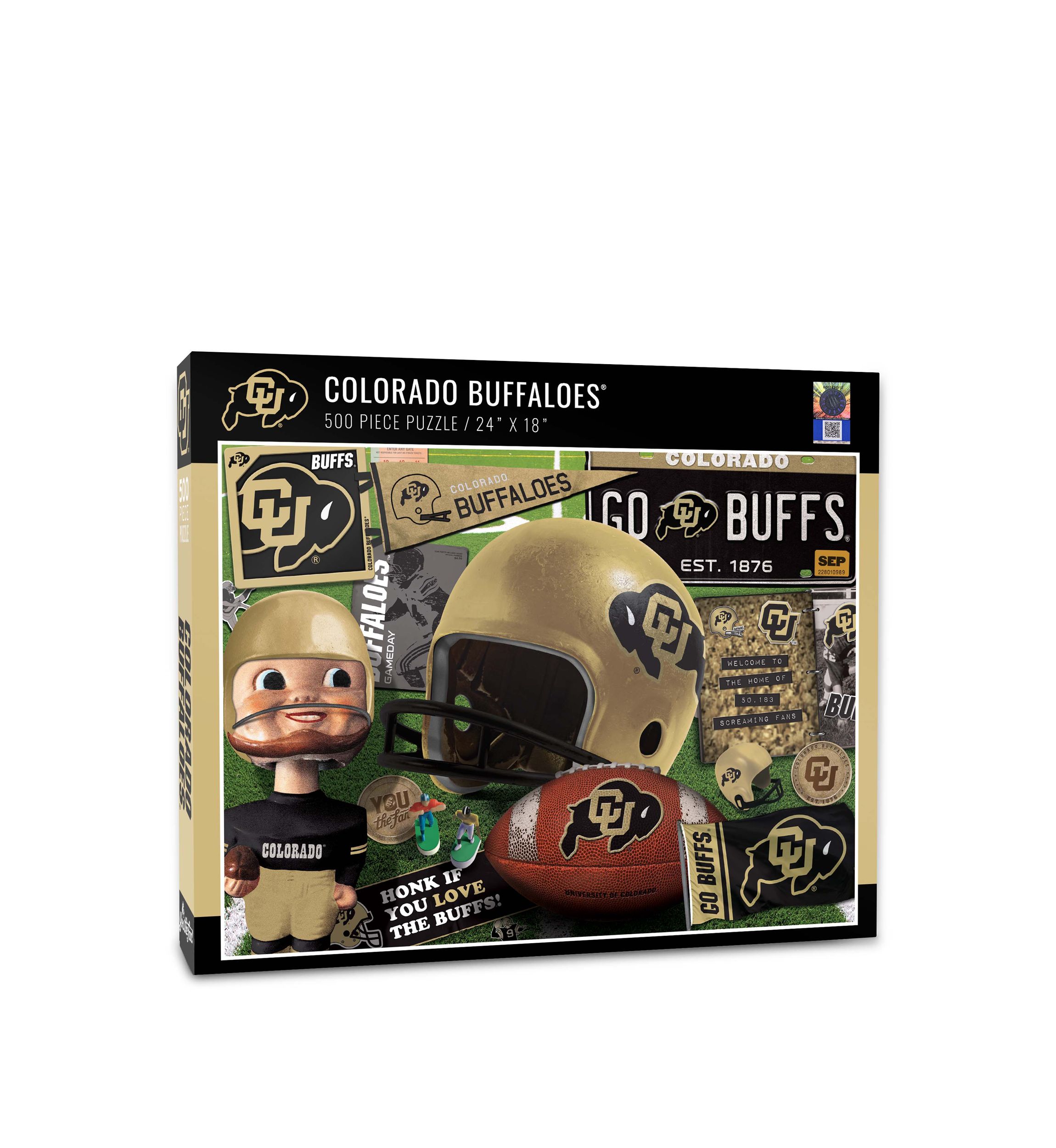 YouTheFan NCAA Colorado Buffaloes Retro Series 500pc Puzzle