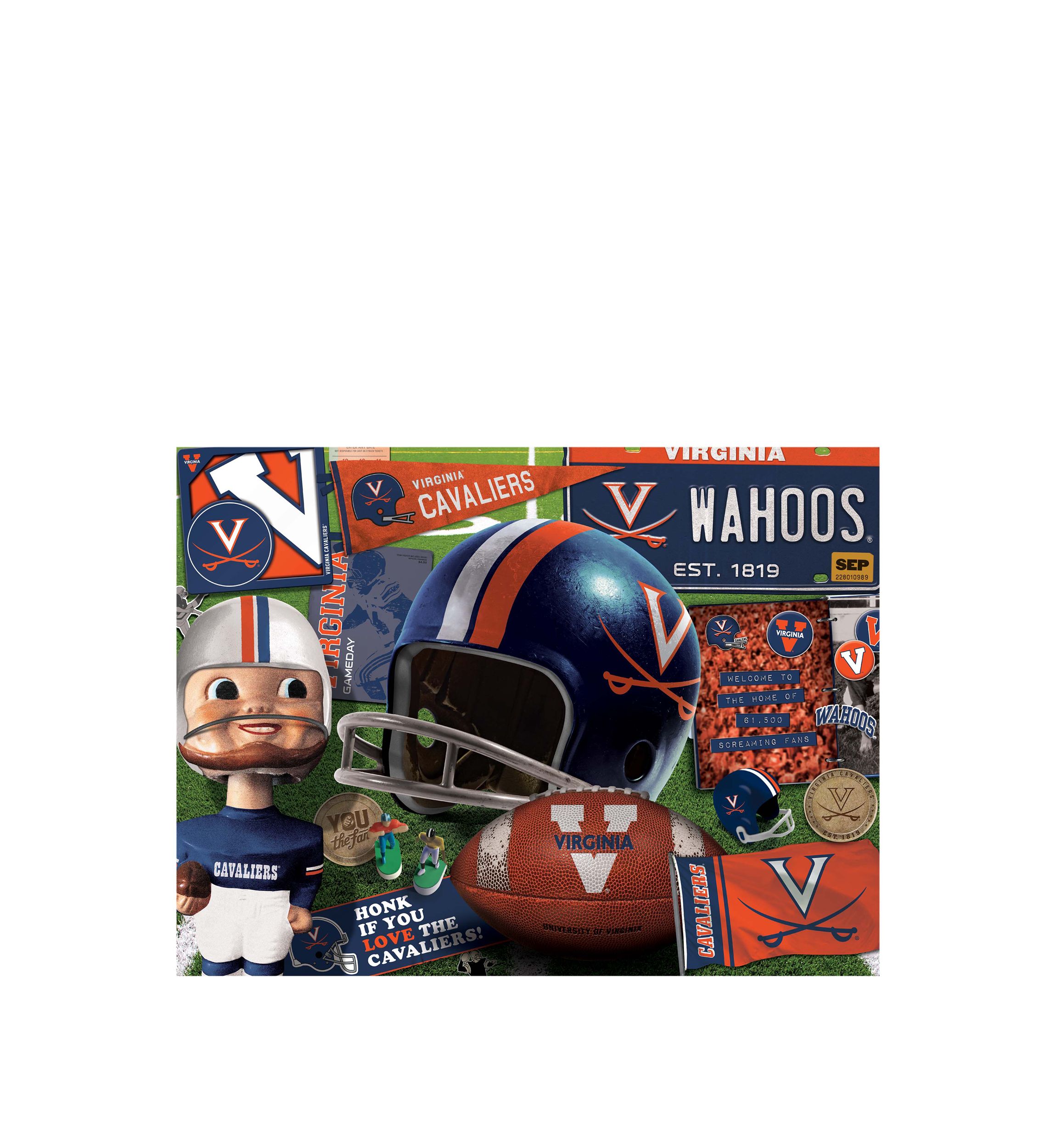 YouTheFan NCAA Virginia Cavaliers Retro Series 500pc Puzzle