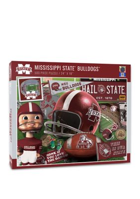 YouTheFan NCAA Mississippi State Bulldogs Retro Series 500pc Puzzle