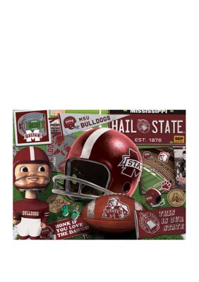 YouTheFan NCAA Mississippi State Bulldogs Retro Series 500pc Puzzle