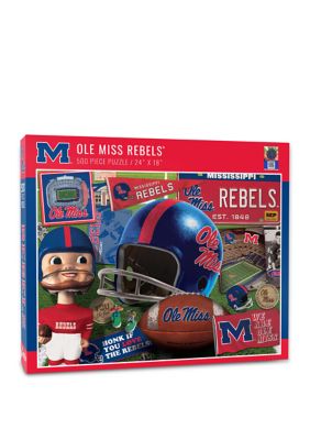 Ole Miss Rebels YouTheFan NCAA Mississippi Rebels Retro Series 500pc Puzzle