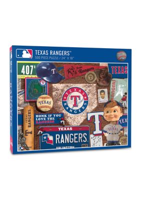 YouTheFan MLB Texas Rangers Retro Series 500pc Puzzle