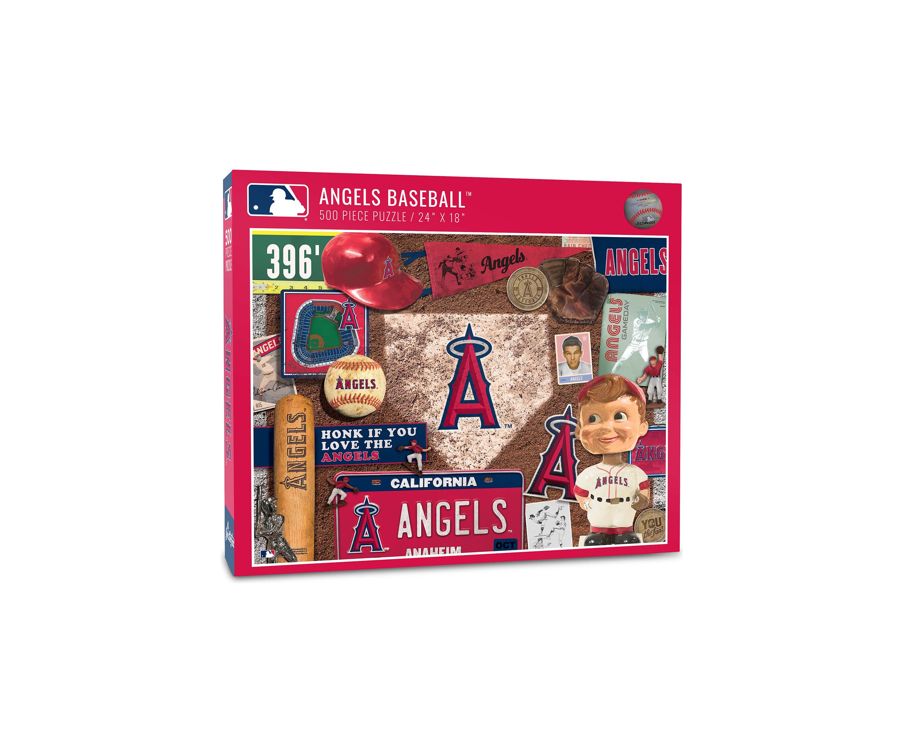 YouTheFan MLB Los Angeles Angels Retro Series 500pc Puzzle