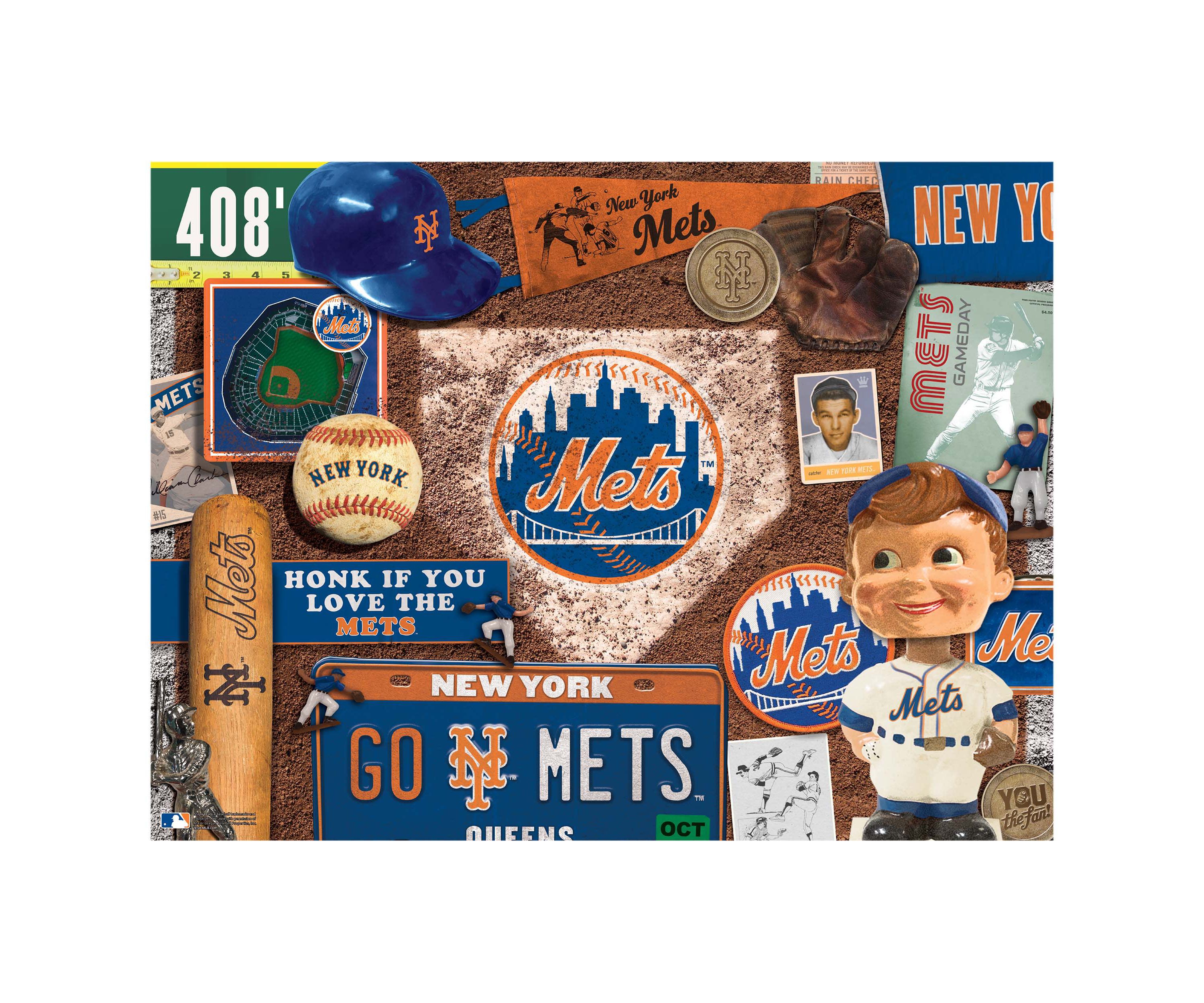 YouTheFan MLB New York Mets Retro Series 500pc Puzzle
