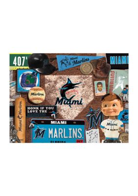 YouTheFan MLB Miami Marlins Retro Series 500pc Puzzle