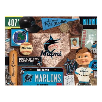 YouTheFan MLB Miami Marlins Retro Series 500pc Puzzle