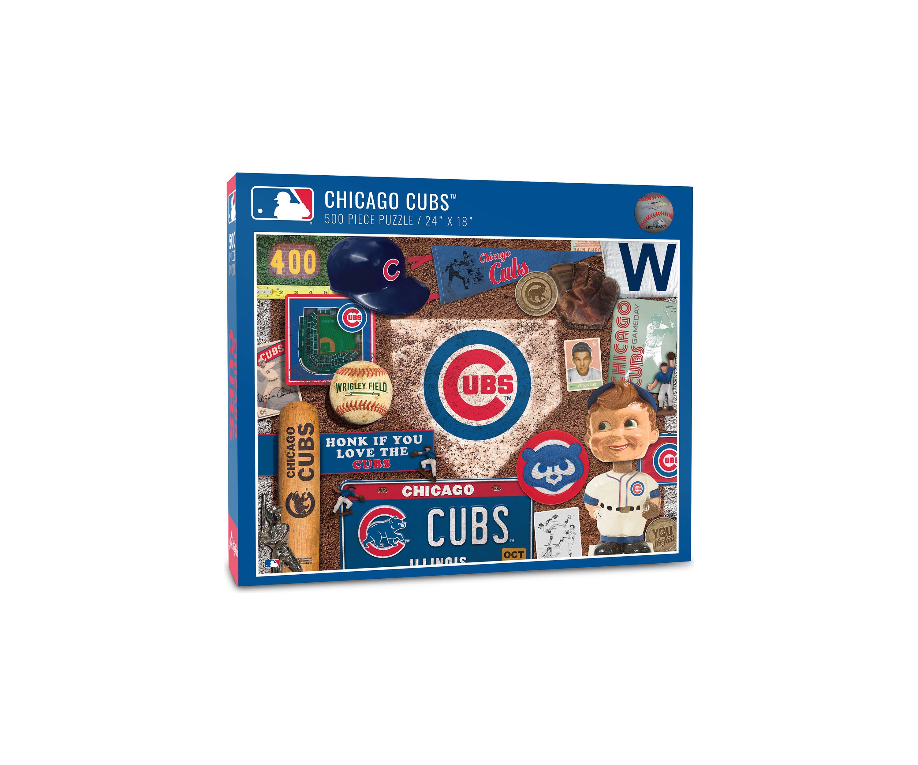 YouTheFan MLB Chicago Cubs Retro Series 500pc Puzzle