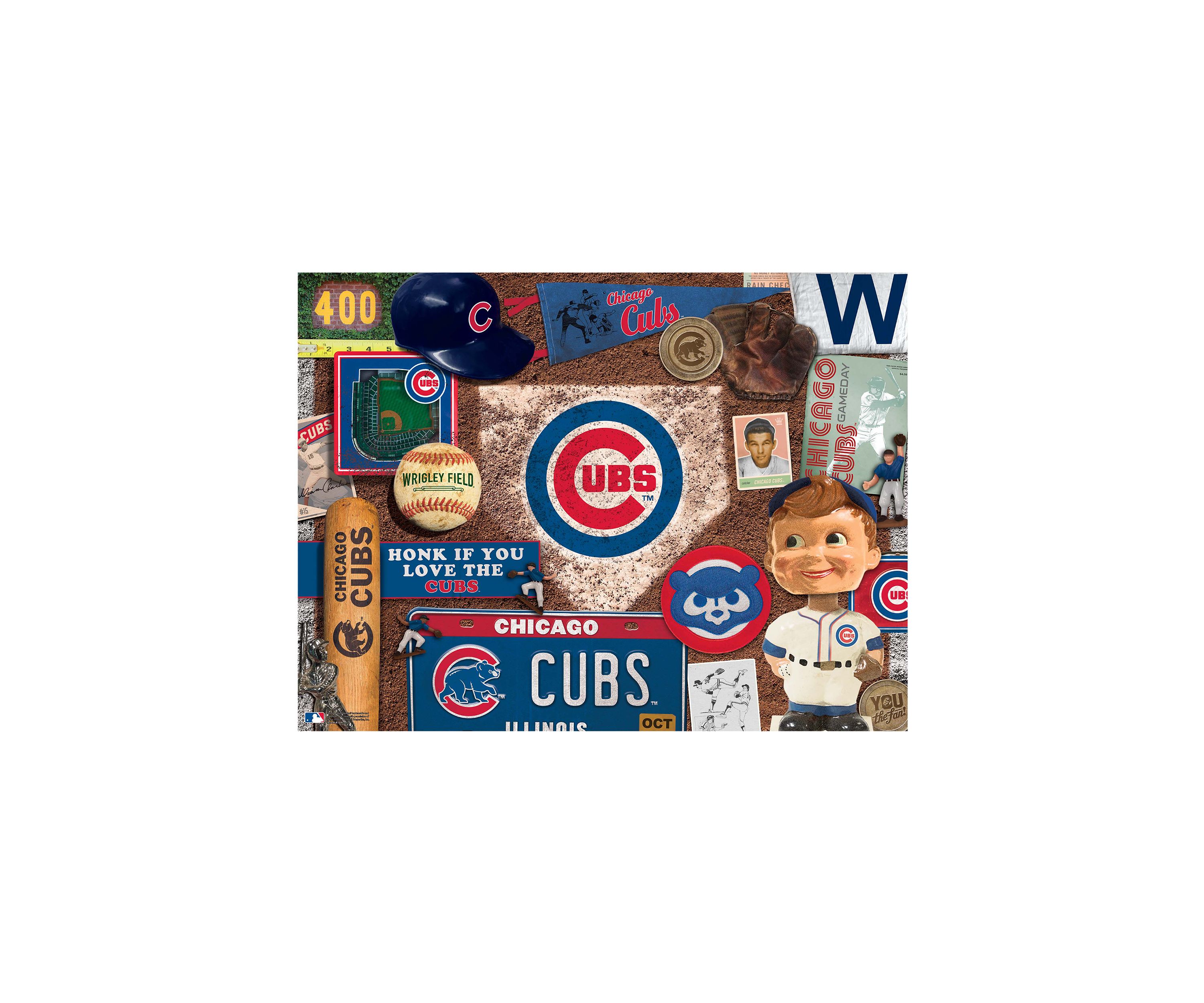 YouTheFan MLB Chicago Cubs Retro Series 500pc Puzzle
