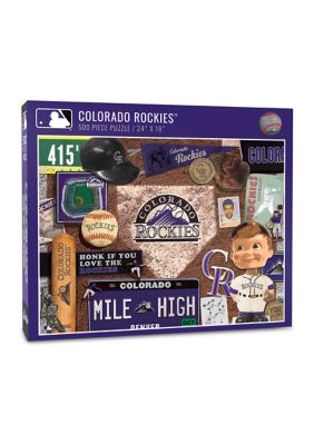 YouTheFan MLB Colorado Rockies Retro Series 500pc Puzzle