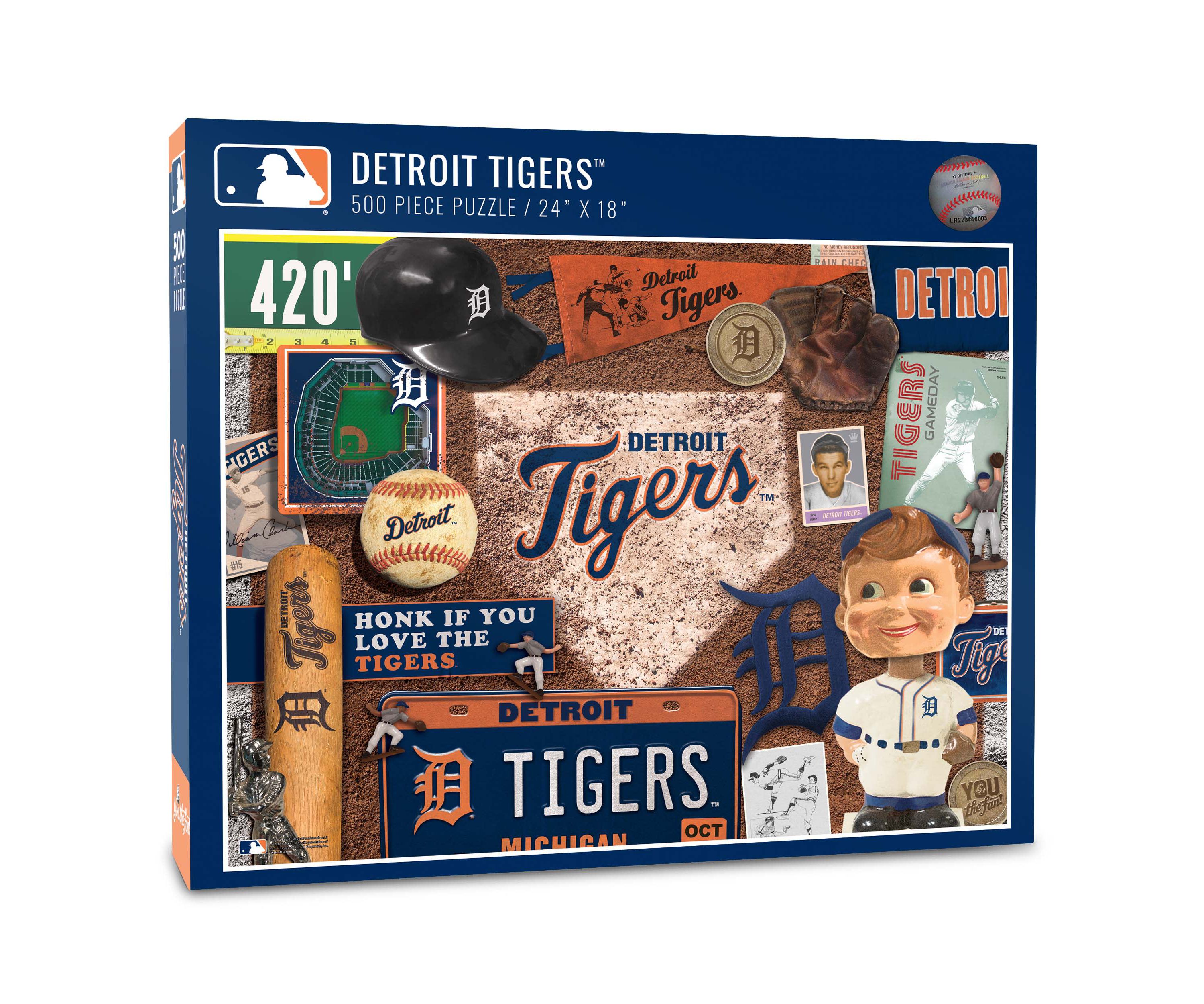 YouTheFan MLB Detroit Tigers Retro Series 500pc Puzzle