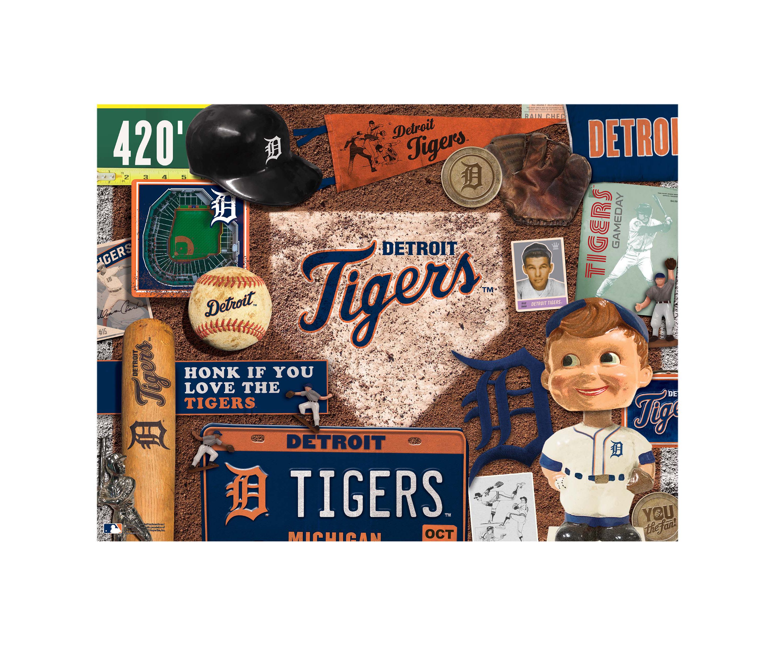 YouTheFan MLB Detroit Tigers Retro Series 500pc Puzzle