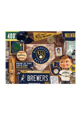 YouTheFan MLB Milwaukee Brewers Retro Series 500pc Puzzle