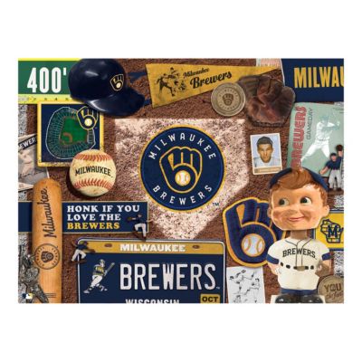 YouTheFan MLB Milwaukee Brewers Retro Series 500pc Puzzle