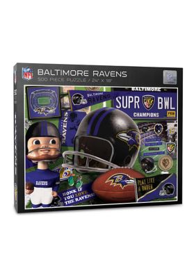 YouTheFan NFL Baltimore Ravens Retro Series 500pc Puzzle