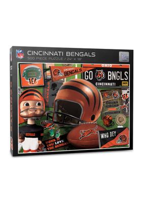 YouTheFan NFL Cincinnati Bengals Retro Series 500pc Puzzle