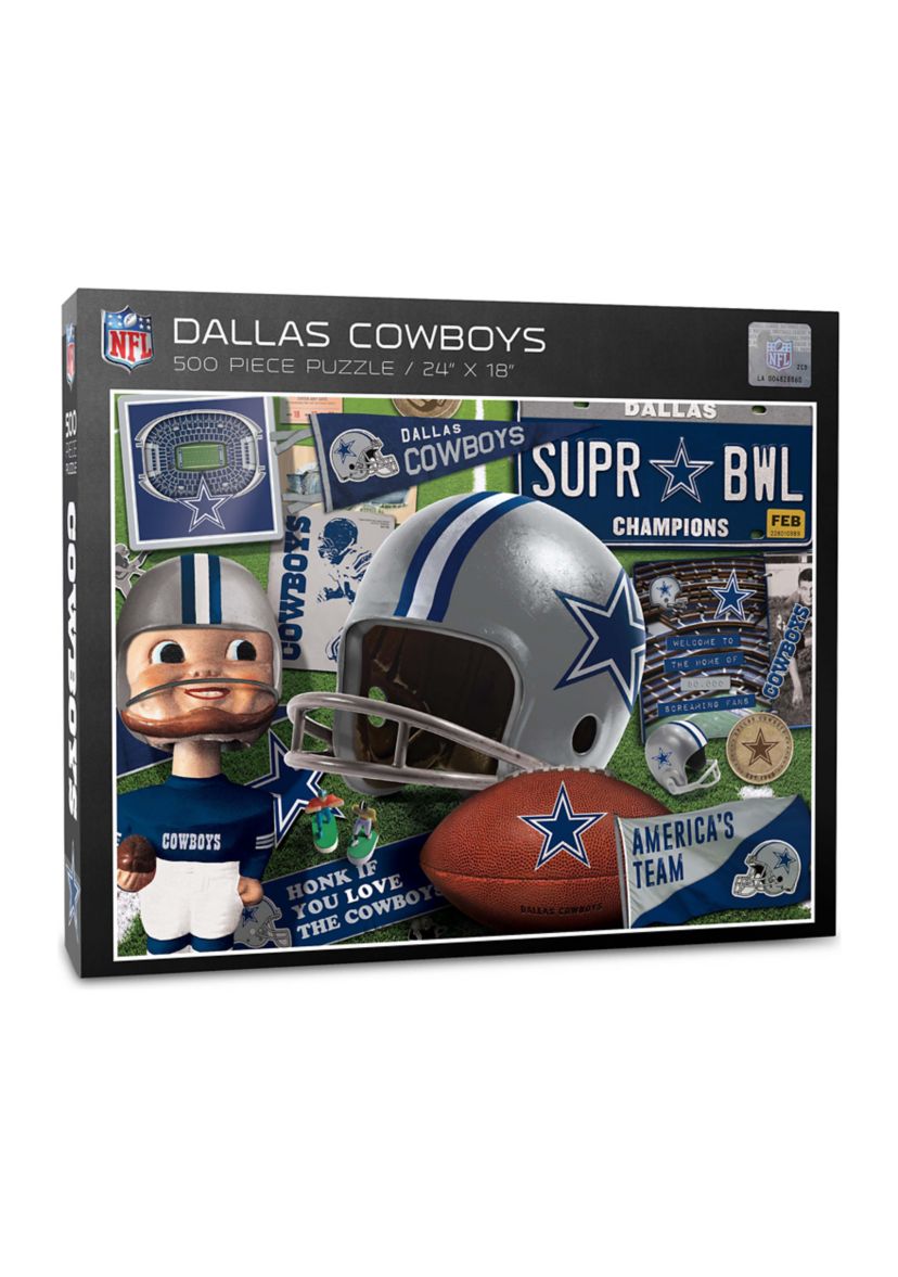 YouTheFan NFL Dallas Cowboys Retro Series 500pc Puzzle