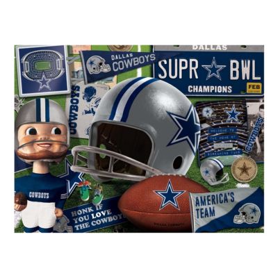 YouTheFan NFL Dallas Cowboys Retro Series 500pc Puzzle