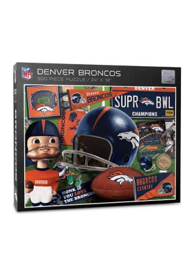 YouTheFan NFL Denver Broncos Retro Series 500pc Puzzle