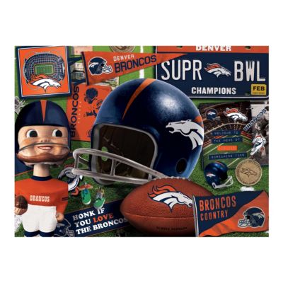 YouTheFan NFL Denver Broncos Retro Series 500pc Puzzle