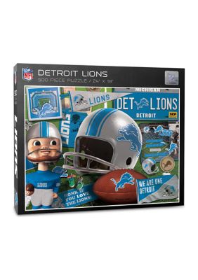 YouTheFan NFL Detroit Lions Retro Series 500pc Puzzle
