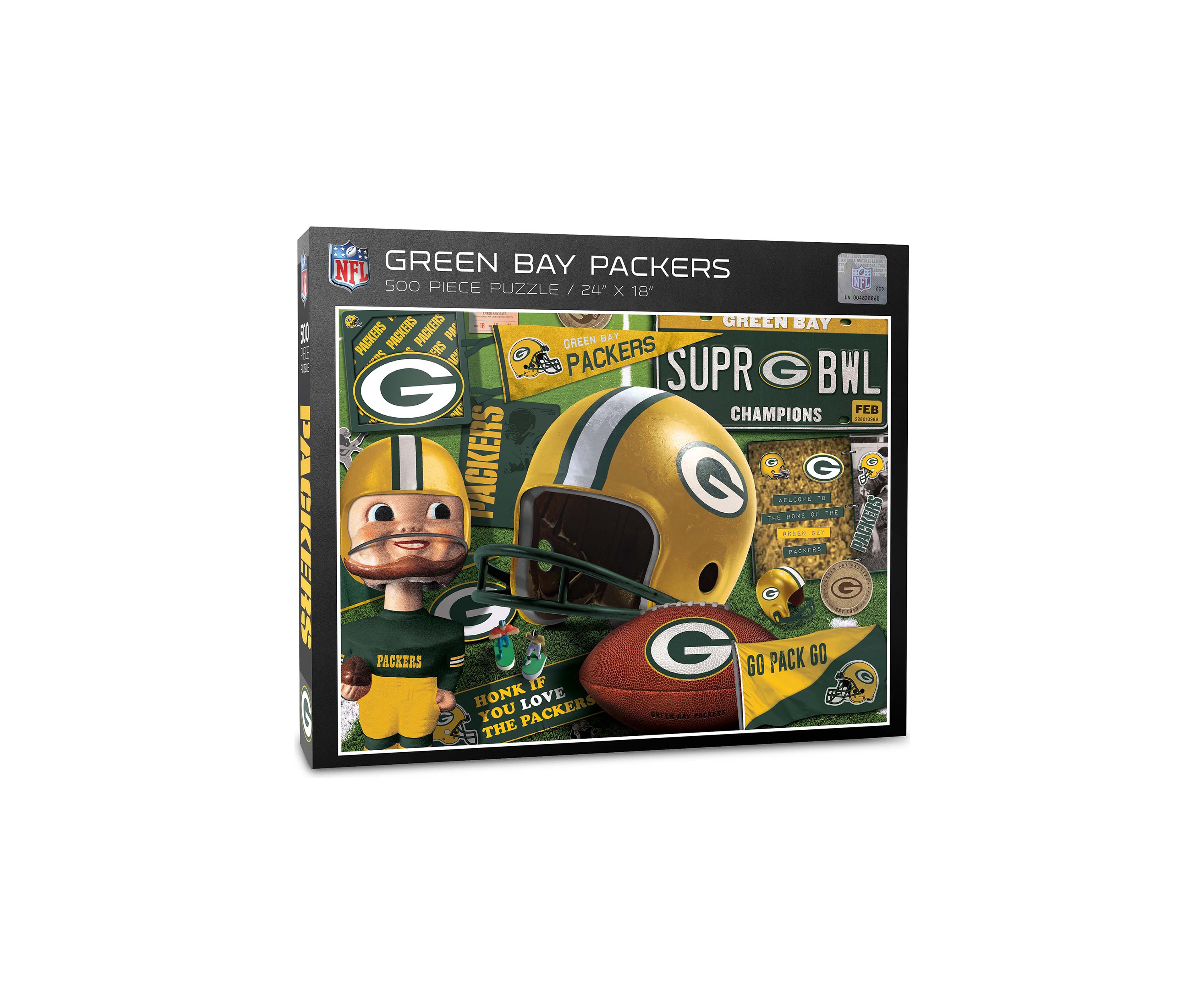 YouTheFan NFL Green Bay Packers Retro Series 500pc Puzzle
