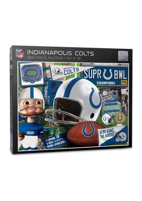 YouTheFan NFL Indianapolis Colts Retro Series 500pc Puzzle