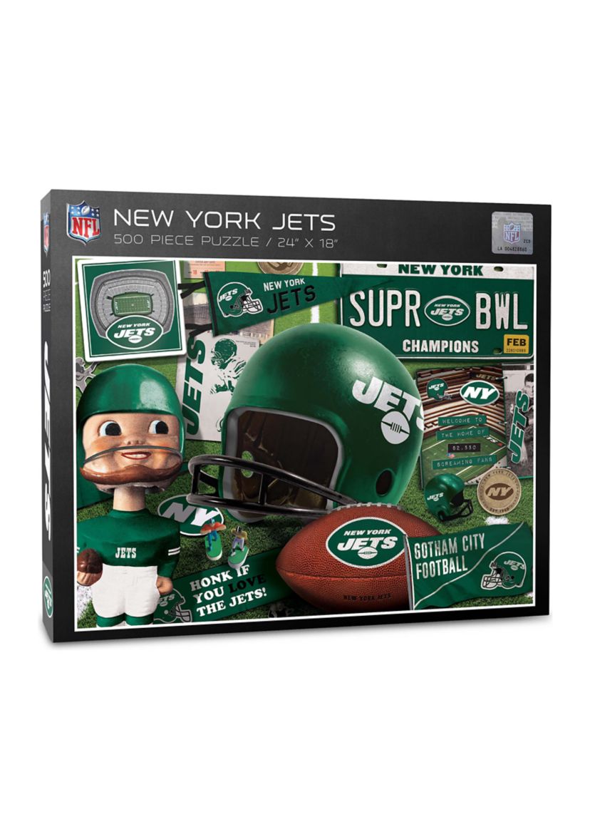 YouTheFan NFL New York Jets Retro Series 500pc Puzzle