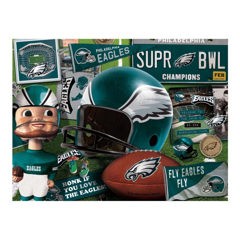 YouTheFan NFL Philadelphia Eagles Retro Series 500pc Puzzle