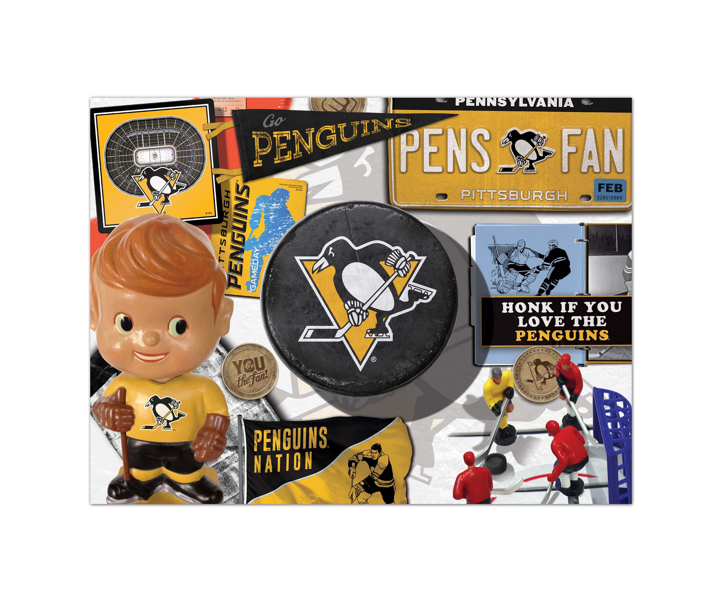 YouTheFan NHL Pittsburgh Penguins Retro Series 500pc Puzzle