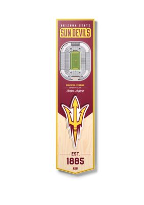YouTheFan NCAA Arizona State Sun Devils 3D Stadium 8x32 Banner - Sun Devil Stadium
