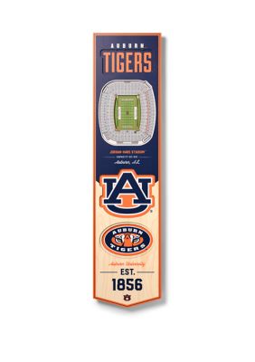 YouTheFan NCAA Auburn Tigers 3D Stadium 8x32 Banner - Hare Stadium