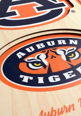 YouTheFan NCAA Auburn Tigers 3D Stadium 8x32 Banner - Hare Stadium