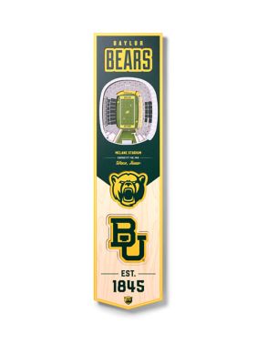 YouTheFan NCAA Baylor Bears 3D Stadium 8x32 Banner - McLane Stadium