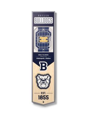 Butler University Bulldogs YouTheFan NCAA Butler Bulldogs 3D Stadium 8x32 Banner - Hinkle Fieldhouse