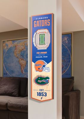 YouTheFan NCAA Florida Gators 3D Stadium 8x32 Banner - Ben Hill Griffin Stadium