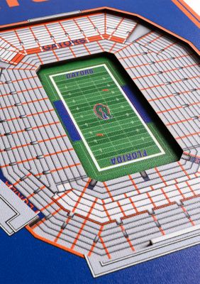 YouTheFan NCAA Florida Gators 3D Stadium 8x32 Banner - Ben Hill Griffin Stadium