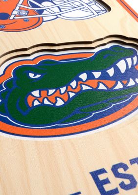 YouTheFan NCAA Florida Gators 3D Stadium 8x32 Banner - Ben Hill Griffin Stadium