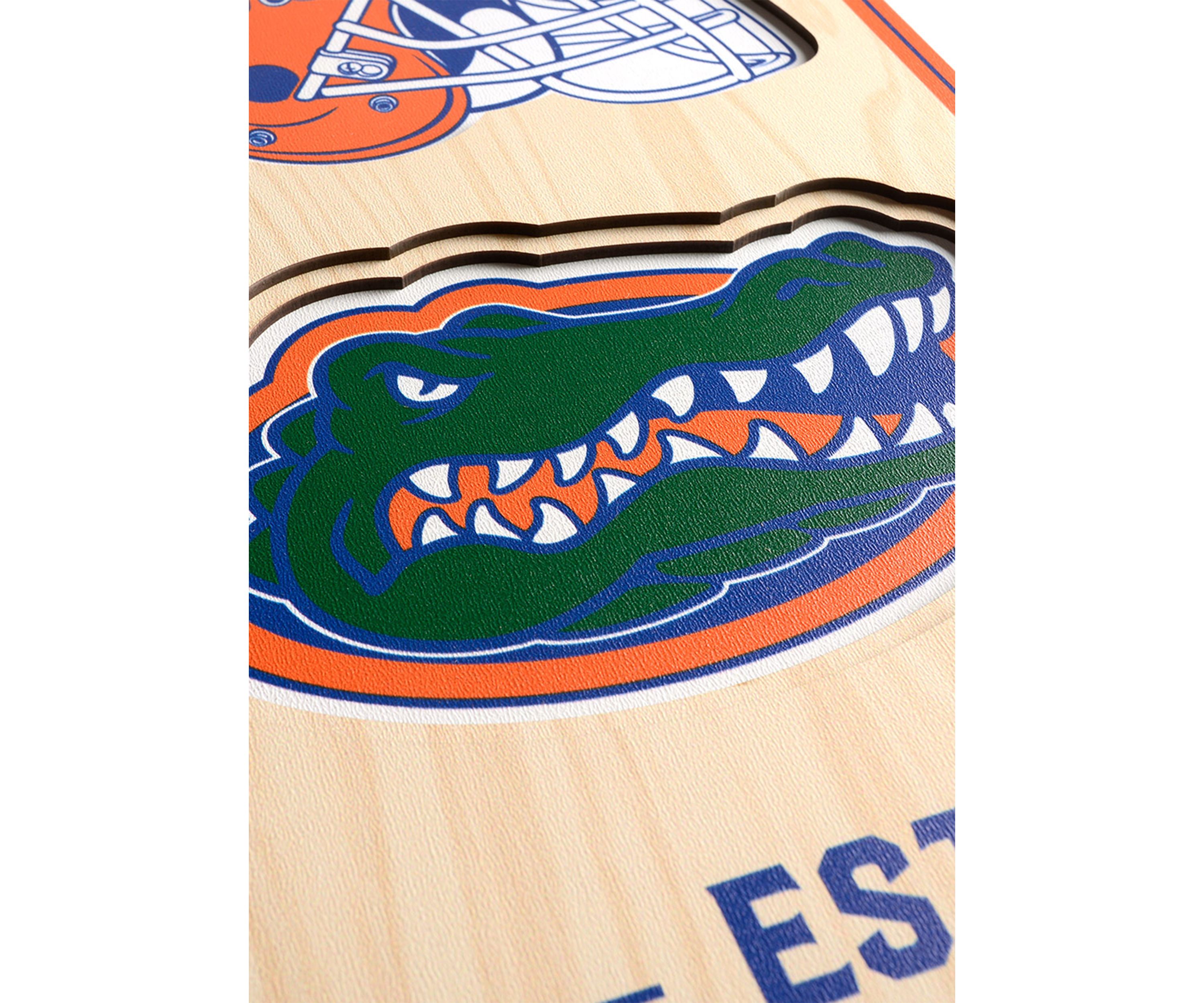 YouTheFan NCAA Florida Gators 3D Stadium 8x32 Banner - Ben Hill Griffin Stadium