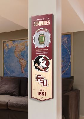 YouTheFan NCAA Florida State Seminoles 3D Stadium 8x32 Banner - Doak Campbell Stadium