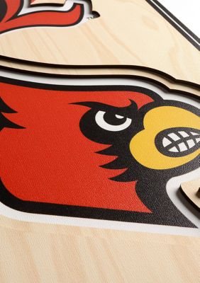 YouTheFan NCAA Louisville Cardinals 3D Stadium 8x32 Banner - KFC Yum! Center