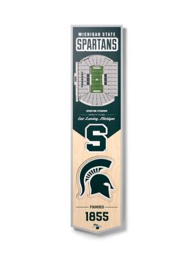 YouTheFan NCAA Michigan State Spartans 3D Stadium 8x32 Banner -  Spartan Stadium