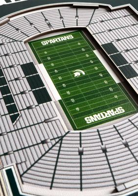 YouTheFan NCAA Michigan State Spartans 3D Stadium 8x32 Banner -  Spartan Stadium